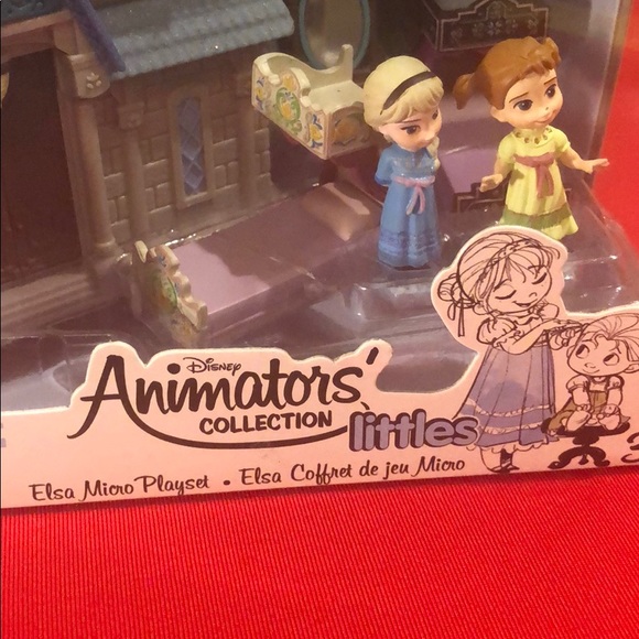 elsa micro playset